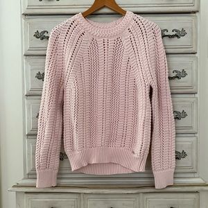 Tahari Pink Cotton Sweater